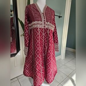 Sapphire M BRAND NEW MOMY DRESS WITH 9-10 YR BABY GIRL DRESS COMBO